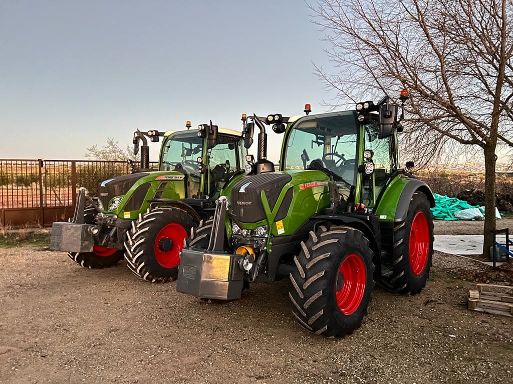 Flota de tractores Fendt de Agropablera en La Solana